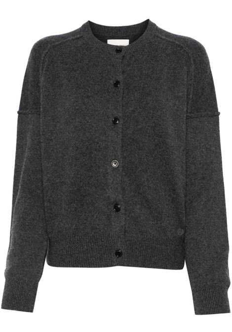 Anthracite grey Keti cashmere cardigan Loulou Studio - women LOULOU STUDIO | KETIANTHRCT